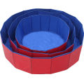 Grande piscine pour animaux de compagnie de pagayage pliable en plastique dur pliable en plastique dur